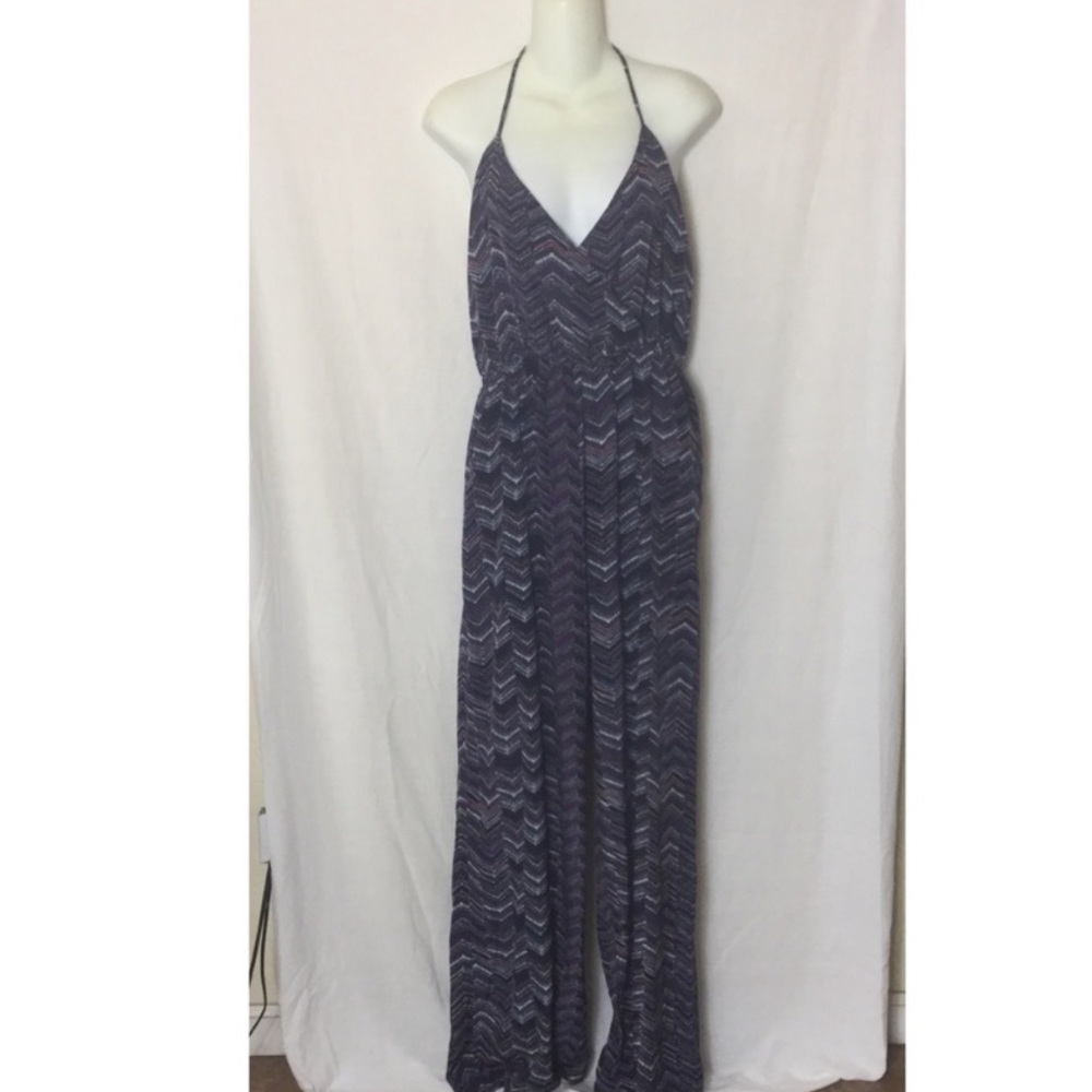 Fire los angeles Purple Chevron Romper size M
